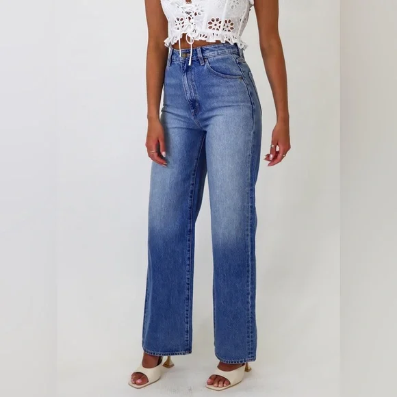 NWT ROLLAS Studio Flare Jeans High Rise Sz 26 - Picture 13 of 13